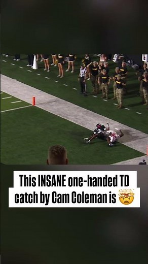How on earth did Cam Coleman make this touchdown catch?! 😱 #wareagle #wde #auburnfootball