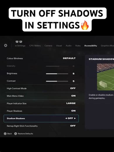HOW TO AVOID SHADOWS IN FC26 🔥 #fc26 #shadow #games #gameplay #tips #howto