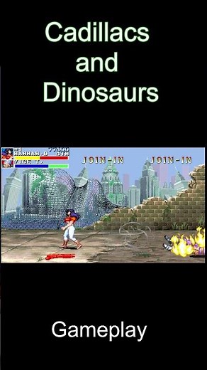 Cadillacs and Dinosaurs Fight with Level 1 Boss - Gameplay
