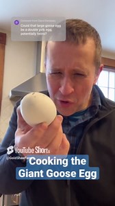 Cracking Open a Giant Goose Egg