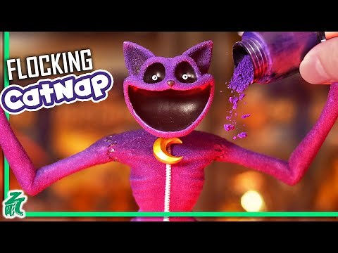 I Made REALISTIC CatNap With Flocking | Poppy Playtime 3 3D Printed Toy