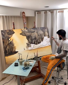 24K views · 1.1K reactions | Blending layers for smooth transitions and cohesion  | Sams Original Art | Facebook