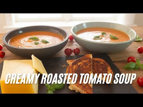 The Best Roasted Cherry Tomato Soup | Creamy, Cozy & Easy!
