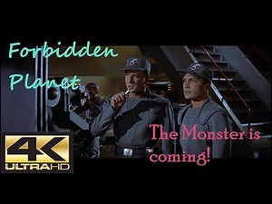 Forbidden Planet (1956) Clip +++ The Monster is coming! +++ 4K UHD +++ Alarm im Weltall