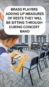 42K views · 367 reactions | How long do we have to sit and count? 182 measures!!?? * * * #concertband | Marching Band Is Awesome | Facebook