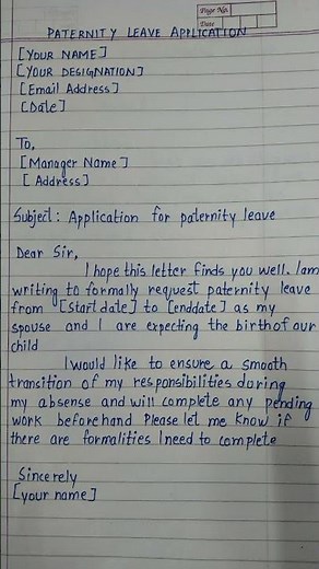 "How to Apply for Paternity Leave in 2025 (Step-by-Step Guide) 📝👶"