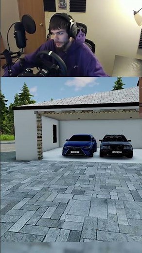 Playing BeamNG Like it's Real Life With Normal Cars #shorts