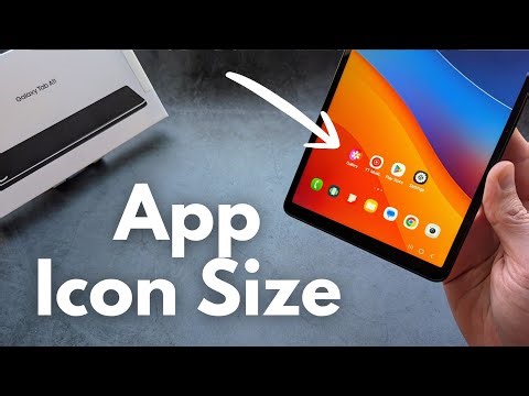 How to Increase App Icon Size on Samsung Galaxy Tab A11
