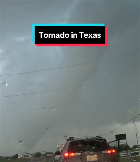 A tornado was confirmed near Briggs, Texas on May 1, 2025 as severe weather hit Burnet County. This timelapse video is from Chad Casey via Storyful that was captured along Highway 183. #weather #fyp #foryoupage #news