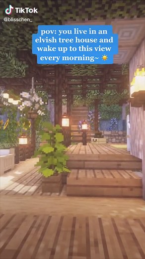 Magical Cottagecore Minecraft Tree House Tour