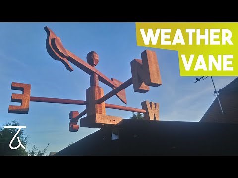 Sapele Weather Vane [Woodworking Project] (Outdoor)