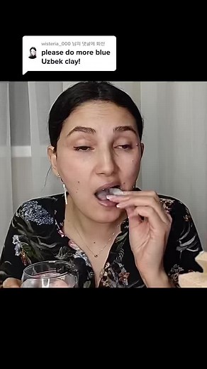 @wisteria_000 님에게 회신 clay asmr #chalk #clay #мел #глина #asmr #식용분필 #식용클레이 #ediblechalk #edibleclay #chalk347