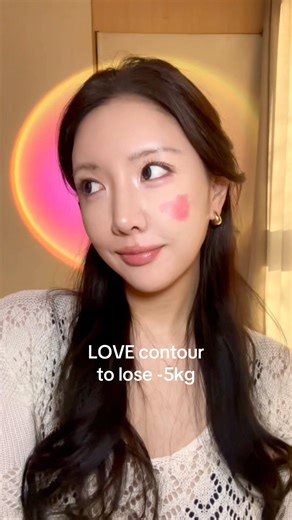 Contour and blush placement that makes you lose 5kg ❤️
