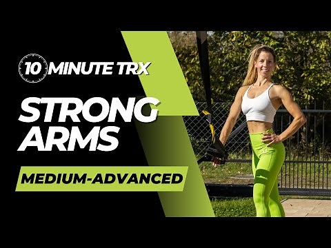 10-Min TRX Arms Workout for Strong Biceps, Triceps and Shoulders
