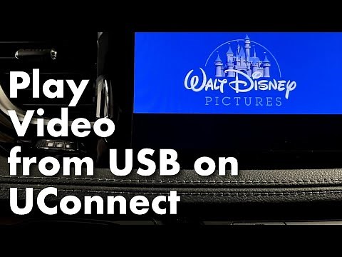 UConnect Play Videos from USB Drive in Chrysler Jeep Dodge Ram | UConnect 8.4 Tutorial and Tips