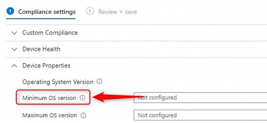 Blocking BYOD based on unsupported OS versions