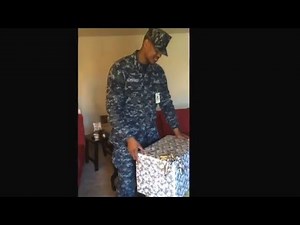 Our first baby ! Surprising my husband ! We're pregnant !!!