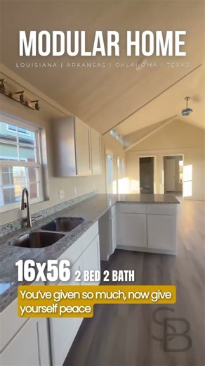 Beautiful 16x56 Home Designed to Make You Rest Easier!