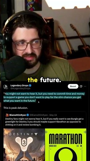 Most delusional take on Destiny and Marathon