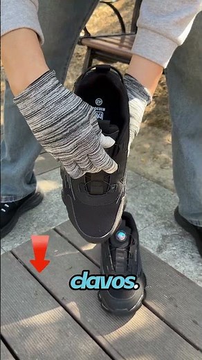 NIEION Botas de trabajo con punta de acero para hombre y mujer, ideales para industria y exterior