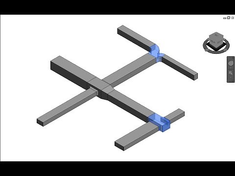 Revitasium | Revit Duct Rectangular Custom Tees #revit #revitfamily #ducting #revit_mep