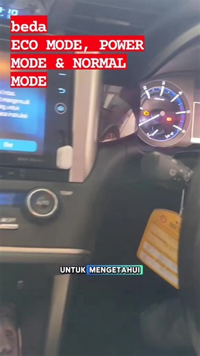 65K views · 454 reactions | Beda ECO MODE, POWER MODE dan Normal mode ✅ | Dinamika Kursus Mengemudi Mobil | Facebook