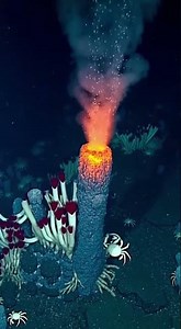 Alien Life at Underwater Volcano Vent