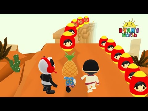 Tag with Ryan ALL CHARCTERS UNLOCKED - Combo Panda vs Pineapple Ryan vs Tiger Ninja Ryan !