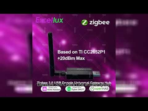 Zigbee 3.0 USB Dongle Plus Universal Zigbee Wireless Gateway Hub Works Support Home Assistant Zigbee