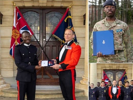 Meet the Ghanaian soldier who graduated top of class at Royal Military Academy Sandhurst