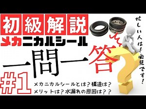[Beginner's Guide] Questions and Answers about Mechanical Seals ① #mechanicalseal #groundpacking ...