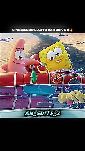 SpongeBob’s Auto Car Drive 💀 #shorts