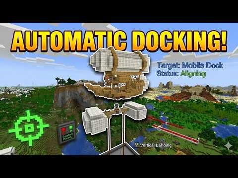 Automatic Dock for Airships - Create Aeronautics Minecraft Mod