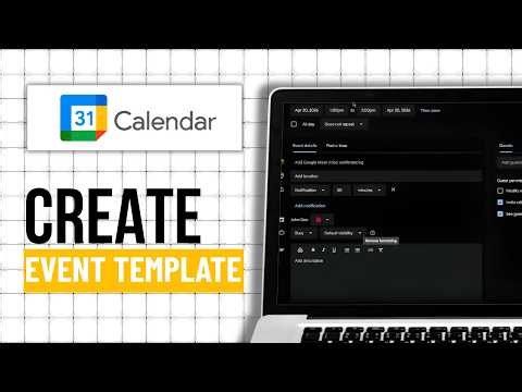 How To Create A Google Calendar Event Template (Step By Step)