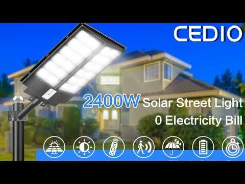 Cedio Solar Street Lights Outdoor Review - Best Budget Solar Street Light Honest