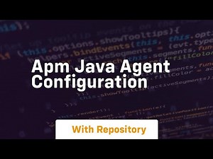 apm java agent configuration