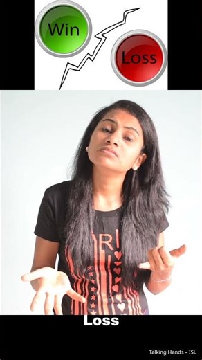 How to Say "Loss" in Sign Language | ISL | #Shorts