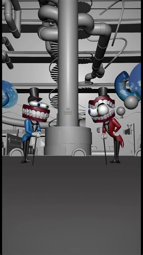 Caine VS Eniac FNF — ENIAC BELONGS TO (@) — matrifirst #blender #animation #tadcanimation #tadc #theamazingdigitalcircus