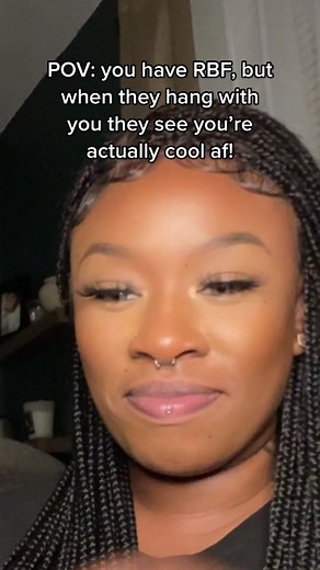 I use to get this all the time! Lol I may look mean sometimes, but I promise I’m nice! 😁 #fyp #rbf #coolaf #taurus #fy #chillaf #imnicefrtho #fypシ