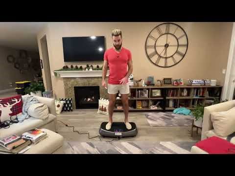 MERACH Vibration Plate Exercise Machine, 3D & 4D Vibration Plate for Lymphatic Drainage Weight Loss