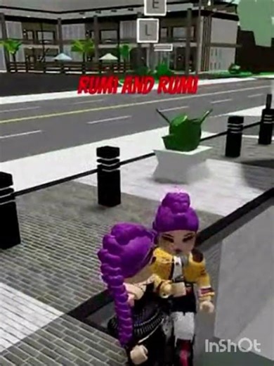 If Rumi meet Rumi in Brookhaven (Roblox Brookhaven) #roblox #brookhaven #rumi #kpopdemonhunters