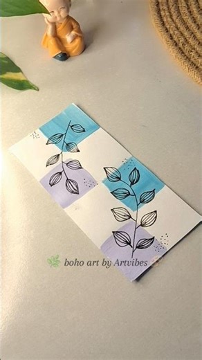 Boho Painting Bookmark 😍🔖 #shorts #painting #bookmark