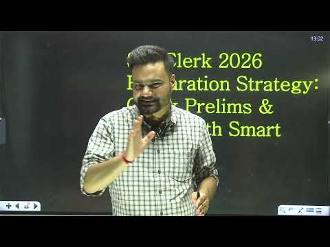 SBI Clerk 2026 | SBI Clerk 2026 Preparation | SBI Clerk Prelims 2026 | SBI Clerk Mains 2026 |SBI PRE