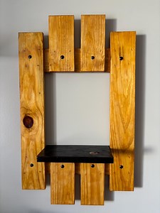 Rustic Wooden Shelf | Country Farmhouse Wall Shelf - Etsy