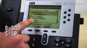 How to convert Cisco CP-7960G VoIP Phone to SIP and back to SCCP