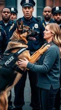 A police dog hugged a criminal instead of attacking him - and then officers learned...