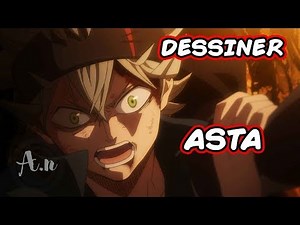 Comment dessiner Asta - Speed Drawing Black Clover