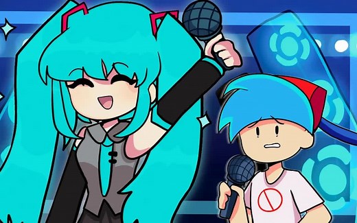 Miku vs boyfriend【FNF动画】Friday Night Funkin’ - Miku Battle (FNF- Animation Mod)