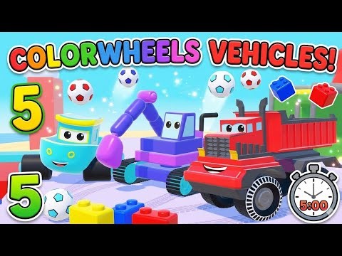 Learn Colors with 3D Monster Trucks & Color Wheels! 🎨 Fun Vehicles for Kids & Toddlers