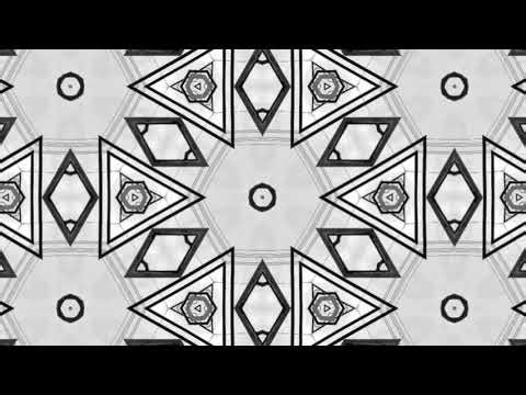 Relaxing Black & White Geometric Pattern Motion for TV | Minimal Calm Ambient Background